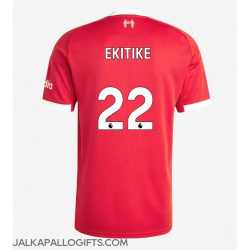 Liverpool Hugo Ekitike #22 Kotipaita 2025-26 Lyhythihainen